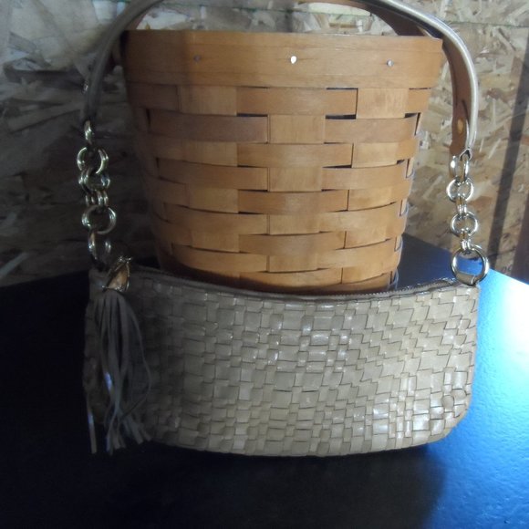 Elliott Lucca Tan Weaved Bag - Picture 4 of 10